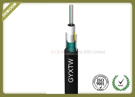 China Faser-Optikaußenkabel GYXTW 8.0mm, wasserdichte Lichtwellenleiter PET Jacke fournisseur